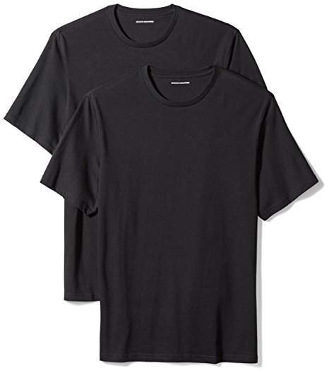 Amazon Essentials Men's 2-Pack Regular-Fit Short-Sleeve Crewneck T-Shirts