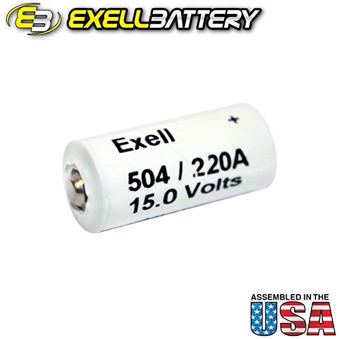Exell Battery A220/504A Fits Morini CM84E, CM84EL Free Pistols