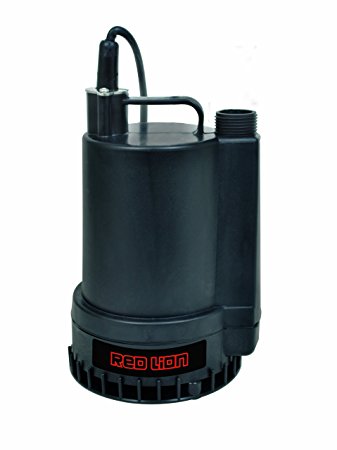 Red Lion RL-MP16 1300 GPH 1/6 HP Thermoplastic Submersible Utility Pump