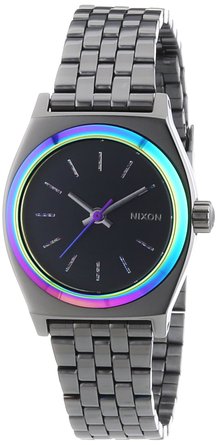 Nixon A399-1698 Ladies The Small Time Teller Gunmetal Multi Watch