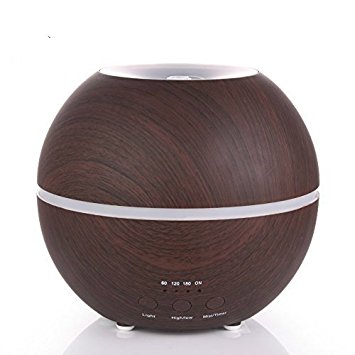 300ml Essential Oil Diffusers Ultrasonic Humidifier Portable Aromatherapy Diffuser with Cool Mist and Colour Changing LED Lights Aroma Diffuser, Miu Color