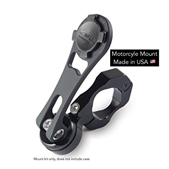 Rokform iPhone/Galaxy Motorcycle Phone Mount for Harley, Indian, Victory & more, Safely lock your phone in place with our secure handlebar phone mount with our quad tab and magnetic mount system - Motorycle Phone Holder Only (no case)