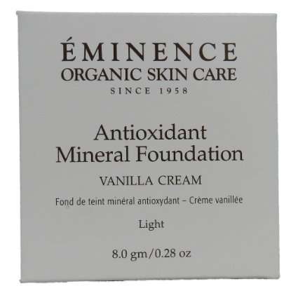 Eminence Vanilla Cream Antioxidant Mineral Foundation, Light, 0.28 Ounce