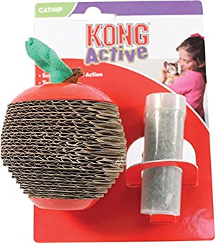 KONG Scratch Apple for Cats, Catnip Toy