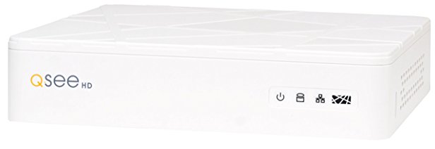 Q-See QTH41-1 4-Channel  720p HD Analog DVR with 1TB Hard Drive, Standalone Security System (White)