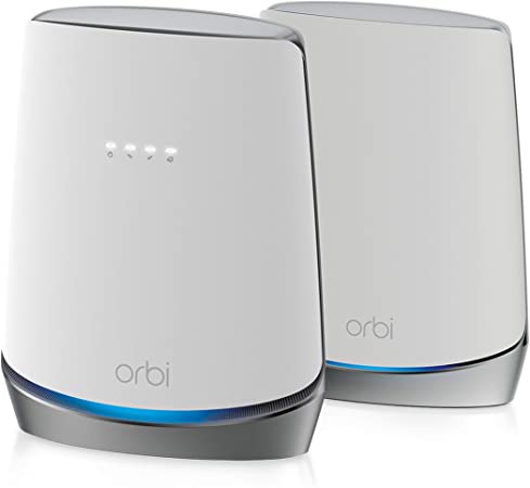 NETGEAR Orbi Whole Home WiFi 6 System with DOCSIS 3.1 Built-in Cable Modem (CBK752) – Cable Modem Router   1 Satellite Extender | Covers up to 5,000 sq. ft. 40  Devices | AX4200 (Up to 4.2Gbps)