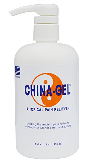 China-Gel Topical Pain Reliever 16 Ounce Bottle Green Gel