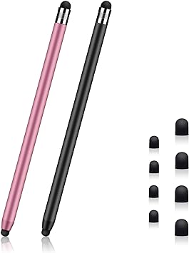 Stylus Pens for Touch Screens,2-Pack High Sensitivity and Capacitive Touch Screen Pens for iPad/iPhone/Tablets/Samsung Galaxy/Smartphones/All Universal Touch Screen Devices