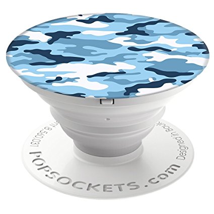 PopSockets Stand for Smartphones & Tablets - Blue Camo