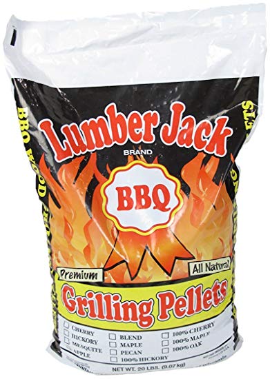 Lumber Jack 100 Percent Mesquite BBQ Grilling Pellets 20 LB Bag