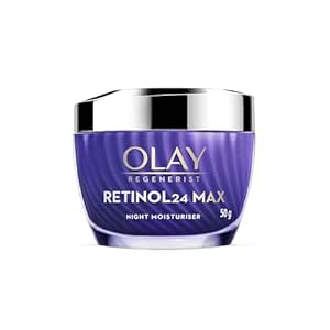 Olay Retinol24 Max Night Cream l Visibly Reduces Fine Lines in 7 Nights | Max Repair, Max Hydration l No Redness or Irritation | Fragrance Free l Normal, Oily, Dry and Combination Skin l 50g