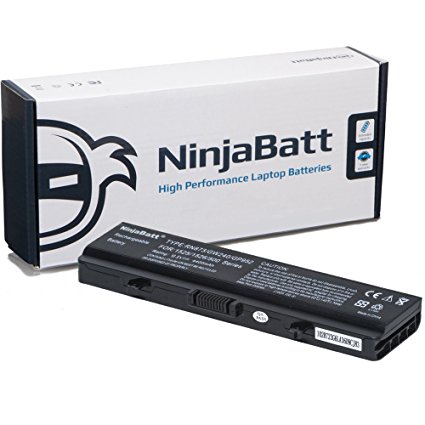 NinjaBatt® New Laptop Battery for Dell Inspiron 1525 1526 1545 1546 Vostro 500 – High Performance [6 Cells/4400mAh/49wh]