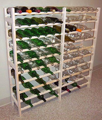 Home-App Vinland 120 Bottle Wine Rack 12 wide by 10 high Home Supply Maintenance Store