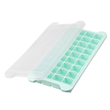 HaloVa Ice Mold Premium Food Grade Silicone Ice Cube, Multifunctional DIY Silicone Ice Cube Trays 36 Cavities, Thick and Durable, Green