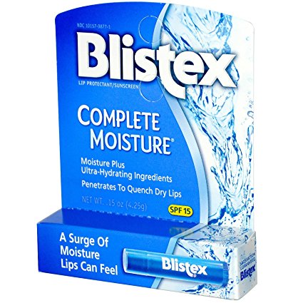 Blistex Complete Moisture Lip Protectant/Sunscreen SPF 15 1 Each (5 pack)