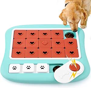 Odoalnd Interactive Dog Puzzle Toys with Squeaky - Slow Feeder Toys for Mental Stimulation and IQ Training - Fun Games for Dogs of All Breeds and Sizes