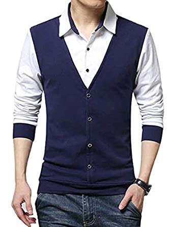 Subzero Regular Men Cut & Sew Waist Coat Style T-Shirt