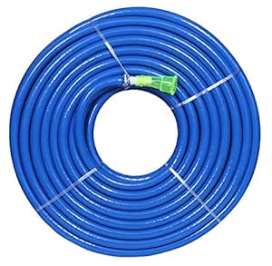TheFitLife (Size : 1/2 (0.5) Inch, Length: 20 Meters, Blue) Heavy Duty Braided Water Hose Pipe, Light Weight Easy to Connect For Garden, Car Wash, Floor Clean, Pet Bath, Park & Yard.