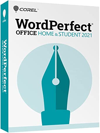 Corel WordPerfect Office Home & Student 2021 | Office Suite of Word Processor, Spreadsheets & Presentation Software [PC Disc]