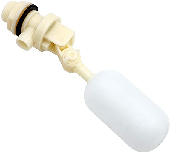 Water Float Valve with Adjustable Arm Float Ball Valve Shut Off Automatic 3/4 Inch Float Valve for Water Tank Livestock Waterer