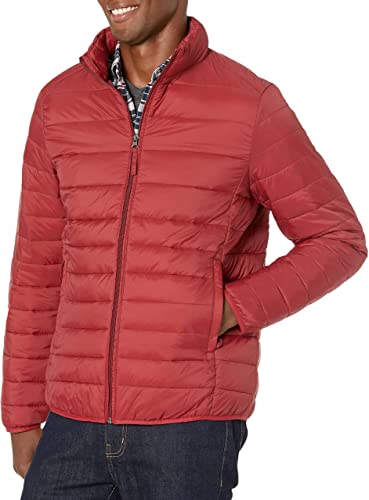 Amazon Essentials Men's Lightweight Water-Resistant Packable Puffer Jacket