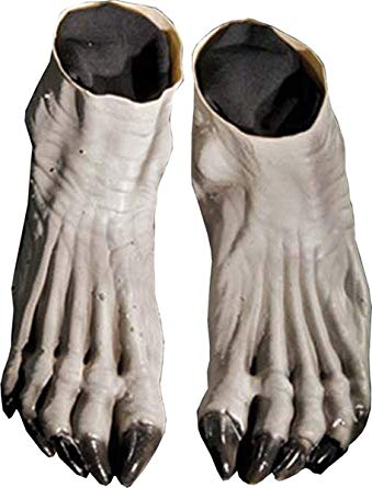 Morris Costumes - Grey Werewolf Feet
