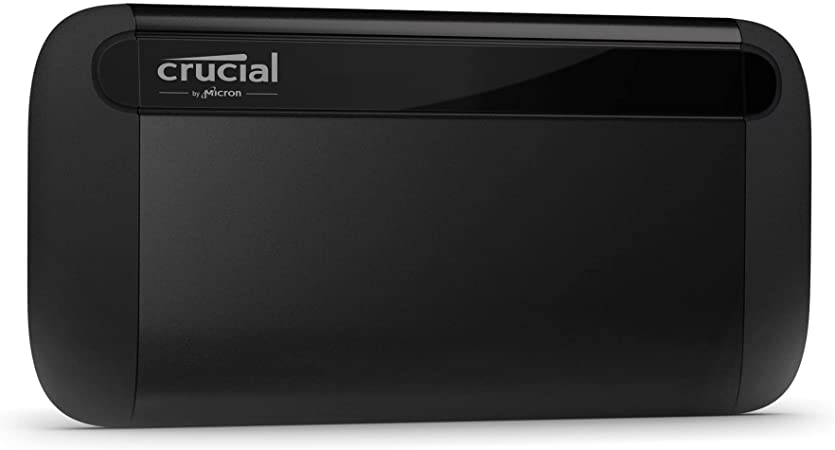 Crucial X8 1TB Portable SSD – Up to 1050MB/s – USB 3.2 – External Solid State Drive, USB-C, USB-A – CT1000X8SSD9