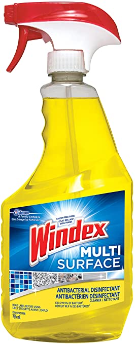 Windex Multi Surface Antibacterial Disinfectant Cleaner - 765ml