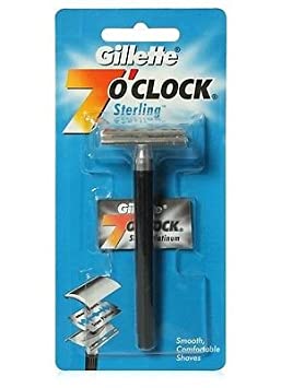 Gillette 7 O'Clock Manual Double Edge Razor - 1 Count -