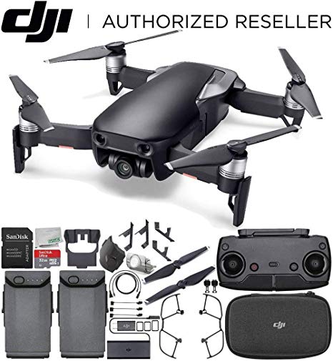 DJI Mavic Air Drone Quadcopter (Onyx Black) Essentials Bundle