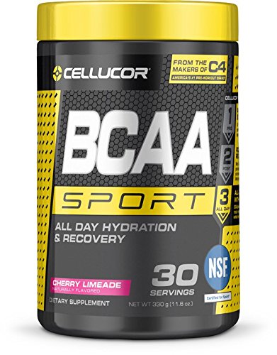 Cellucor BCAA Sport, BCAA Powder Sports Drink for Hydration & Recovery, Cherry Limeade, 30 Servings