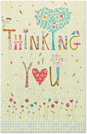 American Greetings Thinking Of You Card (Floral)