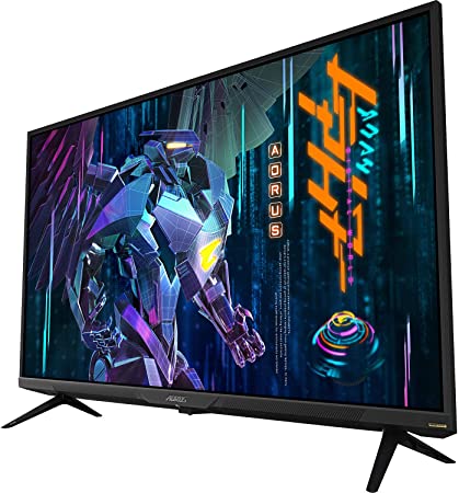 Gigabyte AORUS FV43U 43 Inch VA QLED 4K/UHD (3840 x 2160) 144Hz HDMI 2.1 Adaptive Sync Gaming Monitor