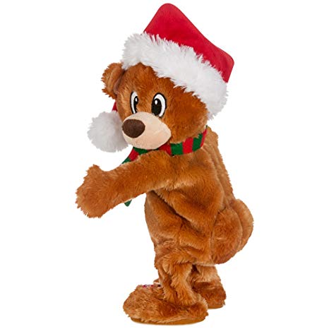 Gemmy Twerking Christmas Bear Bluetooth Plush – Compatible with Alexa