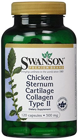 Swanson Chicken Sternum Cartilage Collagen Type Ii 500 mg 120 Caps