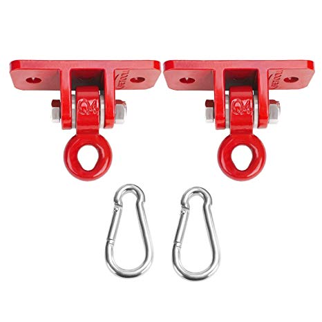 BETOOLL 2400 lb Capacity Heavy Duty Swing Hangers for Wooden Sets Playground Porch Indoor Outdoor & Hanging Snap Hooks