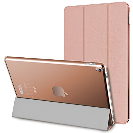 JETech Apple iPad Pro 9.7 Smart Case Cover for Apple iPad Pro 9.7" 2016 Model with Auto Sleep/Wake (Rose Gold) - 3379D