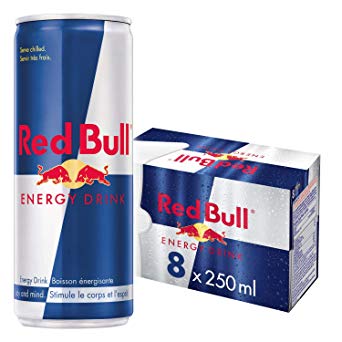 Red Bull Energy Drink, 8 Pack of 250ml Cans