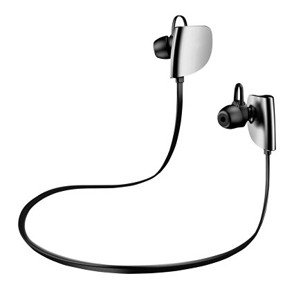 Wireless Bluetooth Sport Headset Sweat Proof Earphones with HD Sound and Built in Mic