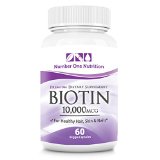 Number One Nutrition Biotin 10000mcg 60 count