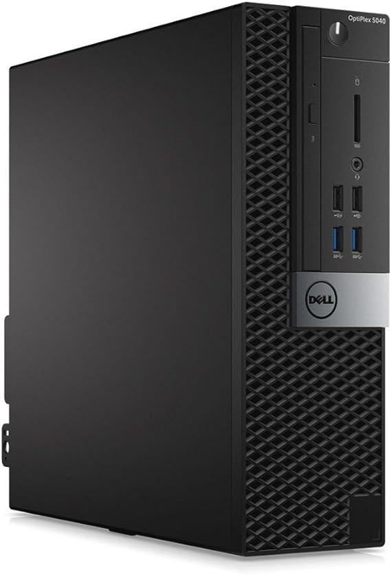 Dell WT0TF OptiPlex 5040 SFF Small Desktop (Intel Core i5-6500, 8GB 1600MHz DDR3L RAM, 256GB SSD, Windows 10 Pro, Black)