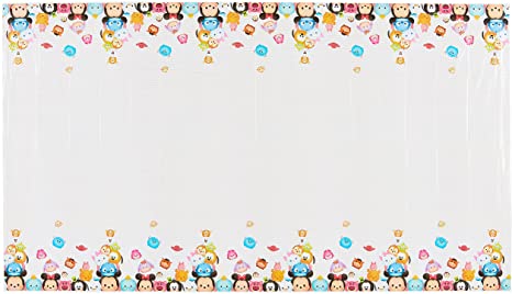 American Greetings Tsum Tsum Plastic Table Cover, 54" x 96"