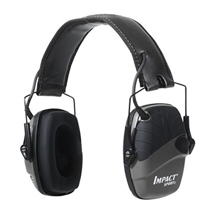 Howard Leight by Honeywell R-02524 Impact Sport Sound Amplification Electronic Earmuff, Black