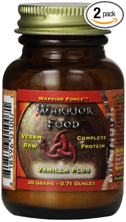 Healthforce Warrior Power Nutritonals Vanilla Enhanced,  20 Grams, (Pack of 2)