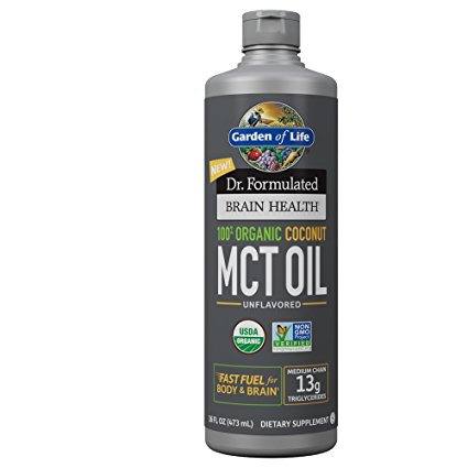 Garden of Life Dr. Formulated Organic Brain MCT Oil 16 oz