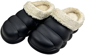 Sept.Filles Adult Autumn Winter Slippers Warm Home Shoes with Extra Customized Size 12.8 Inch