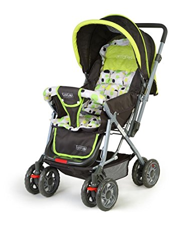 LuvLap Baby Stroller Pram Sunshine (Light Green)