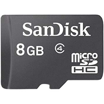 SanDisk 8GB MicroSDHC Card  (SDSDQ 008G A11M)