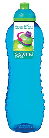 Sistema Twist 'n' Sip Water Bottle, Assorted Colours, 620 ml