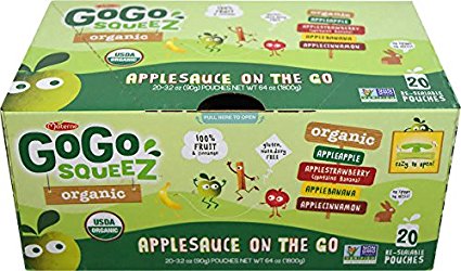 GoGo squeeZ Applesauce On The Go, (Variety Pack, 20 Count)